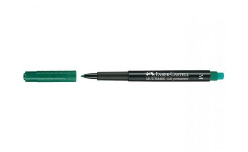 MARCADOR FABER-CASTELL ACETATO 1525-M VERDE , Faber castell , MARCFAB017 , 4005401525639